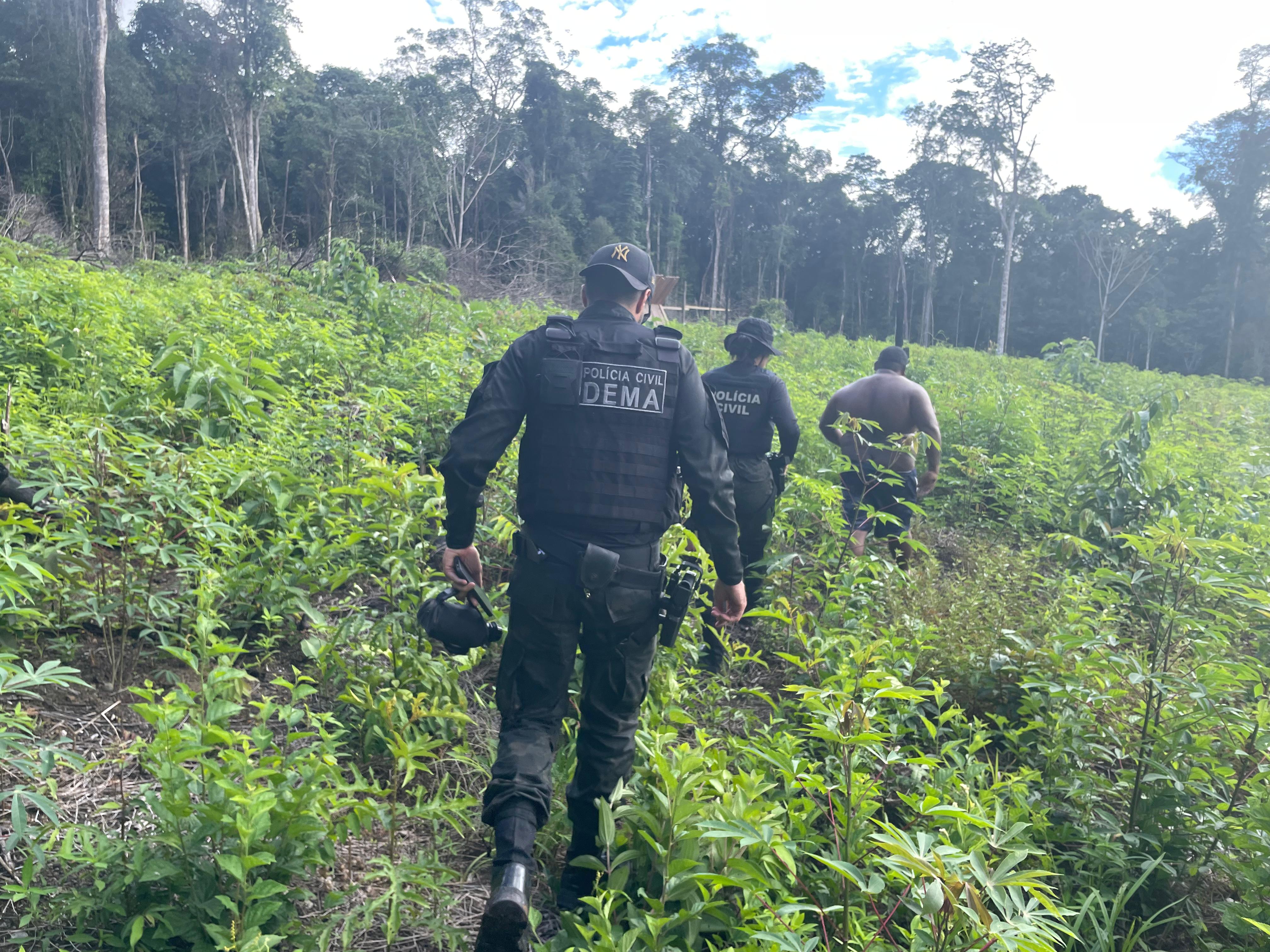 POLÍCIA CIVIL, EM AÇÃO INTEGRADA COM A POLÍCIA FEDERAL E ICMBIO, REALIZA FISCALIZAÇÕES DE CRIMES AMBIENTAIS DURANTE A 